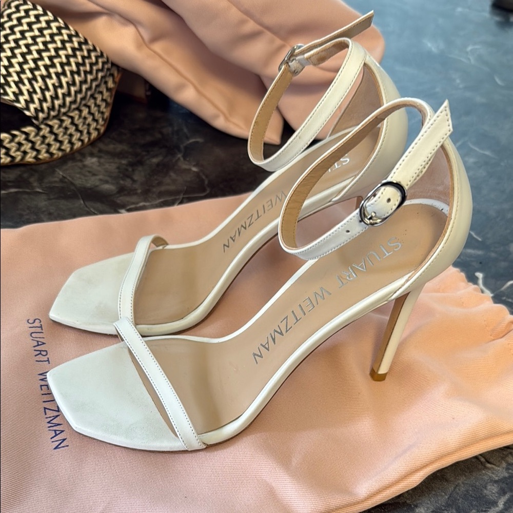 Stuart Weitzman white Heeled Sandals